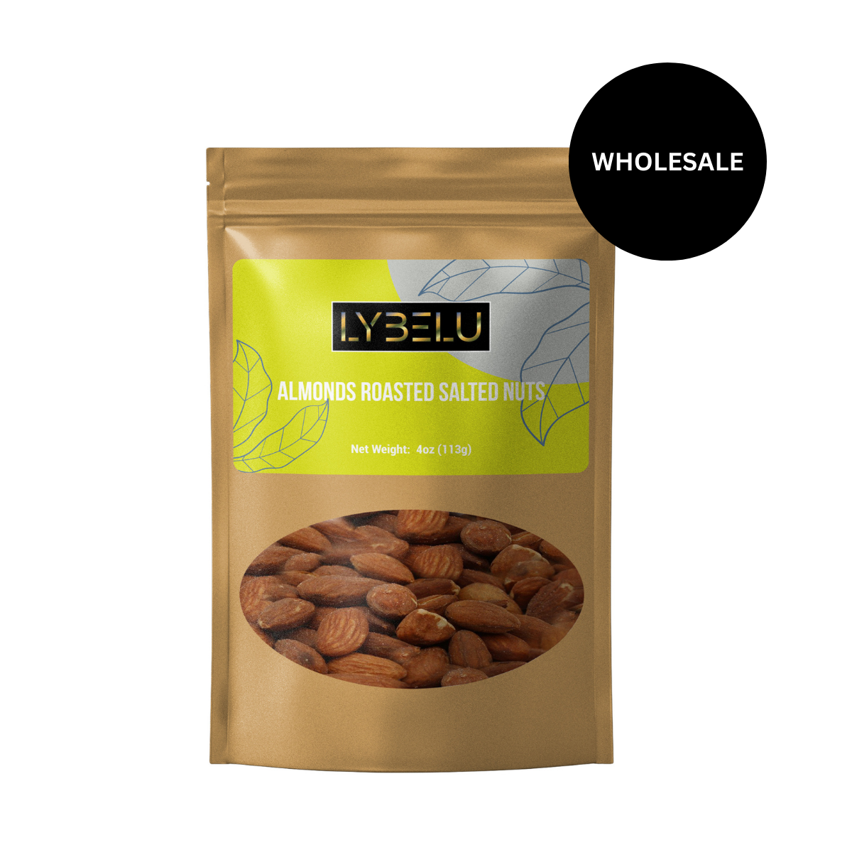 Almonds Roasted Salted Nuts – 4oz