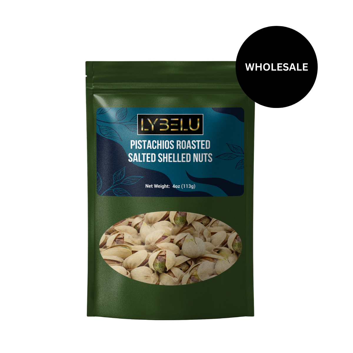 Pistachios Roasted Salted Shelled Nuts – 4oz