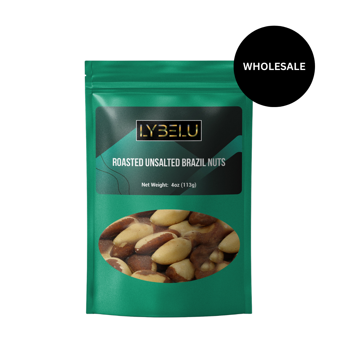 Roasted Unsalted Brazil Nuts – 4oz