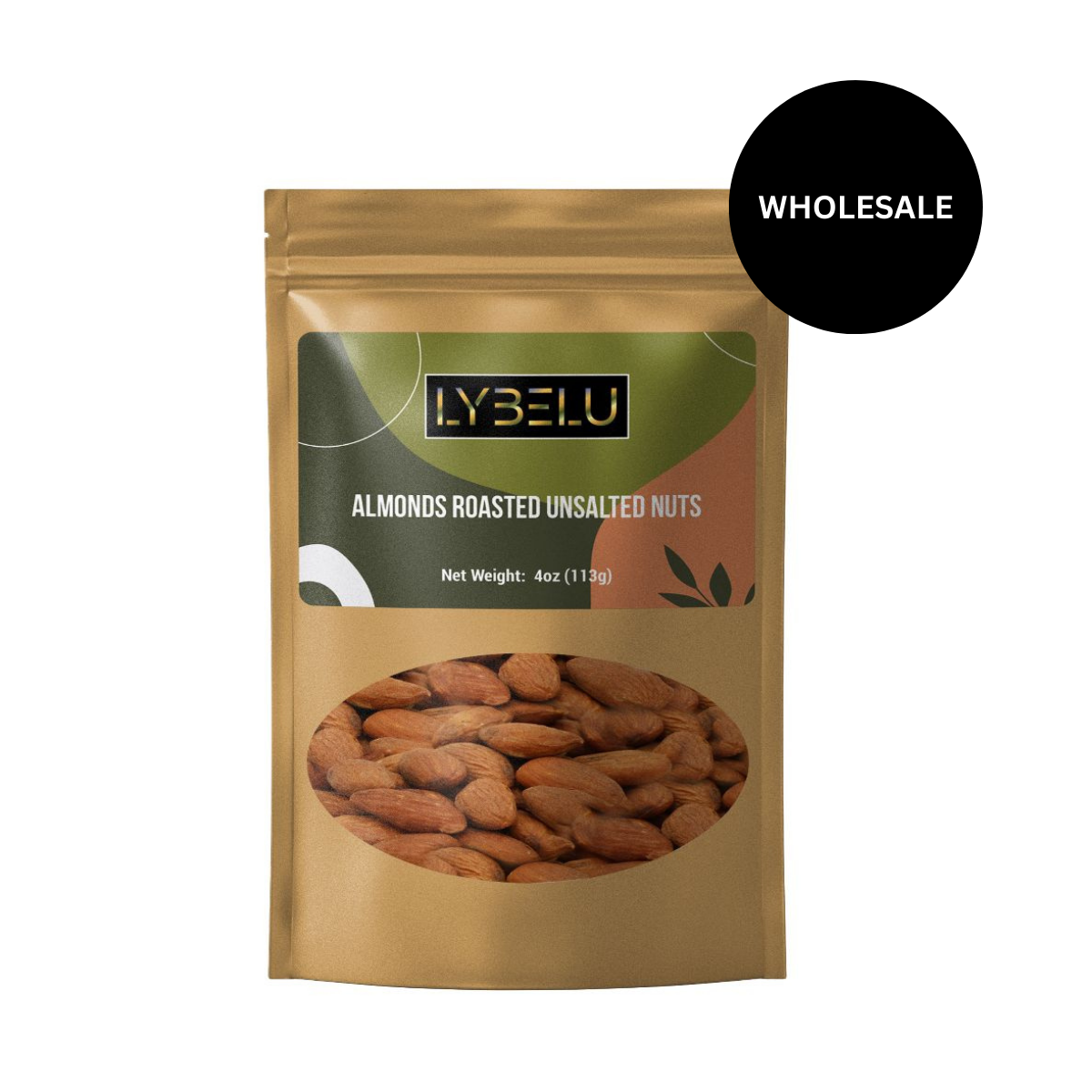 Almonds Roasted Unsalted Nuts – 4oz