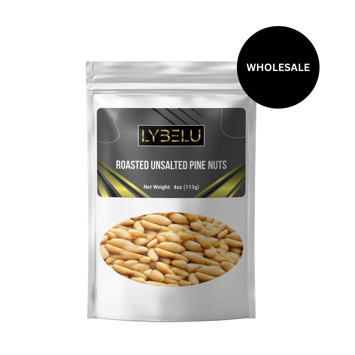 Roasted Unsalted Pine Nuts – 4oz