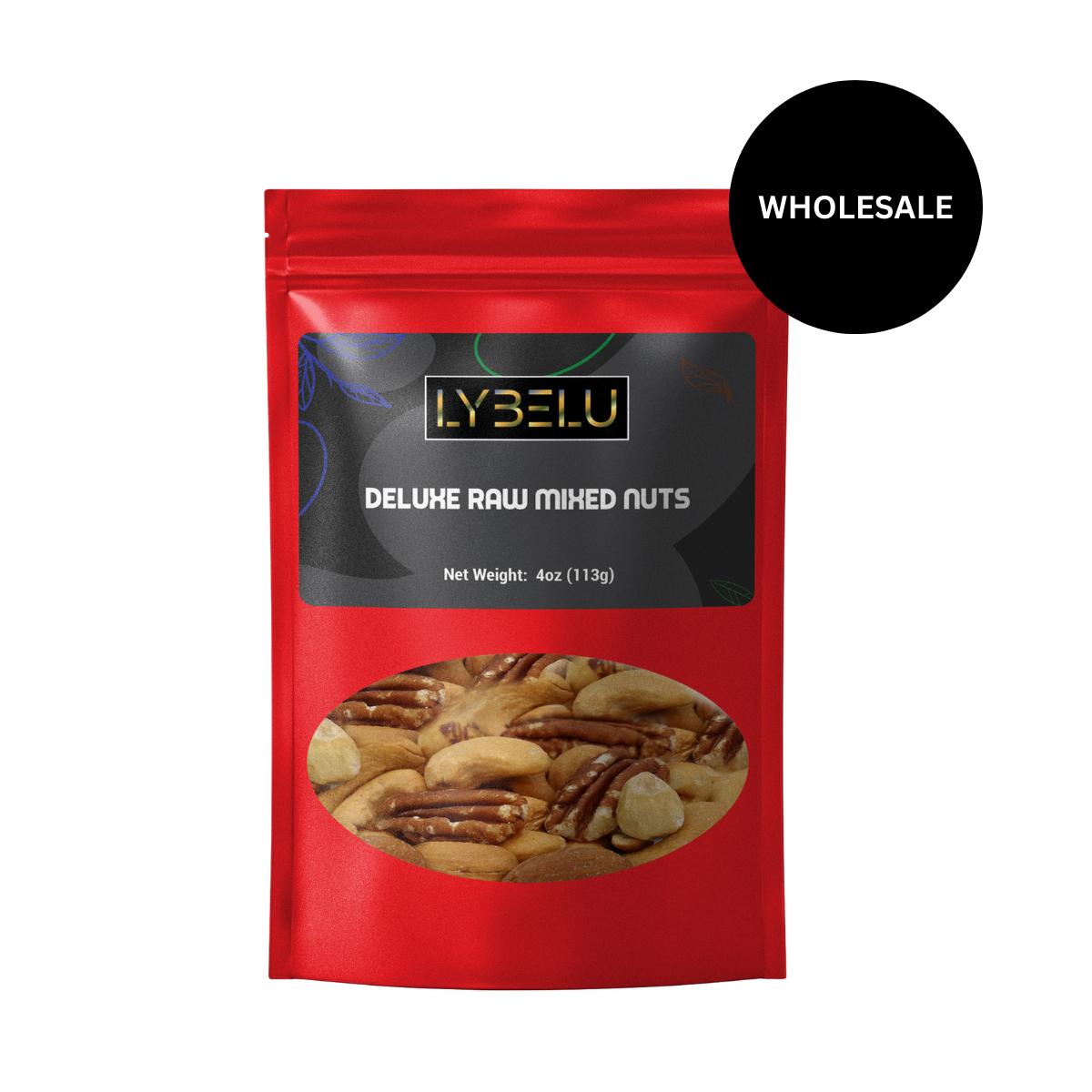 Deluxe Raw Mixed Nuts – 4oz