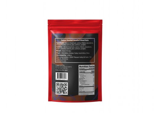 Deluxe Roasted Unsalted Mixed Nuts – 4oz - Image 5